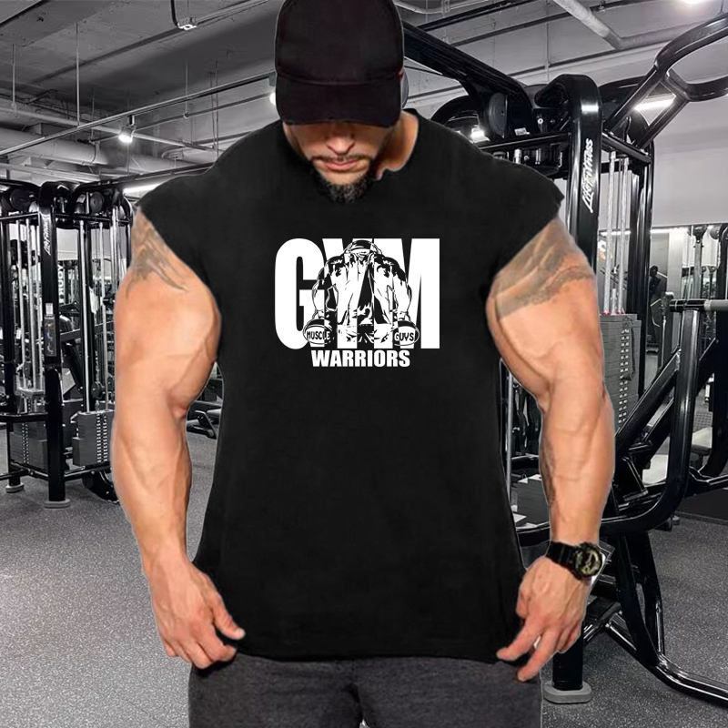 Tank Top Muscle - Summer Fitness Breathable Cotton Sleeveless T-shirts