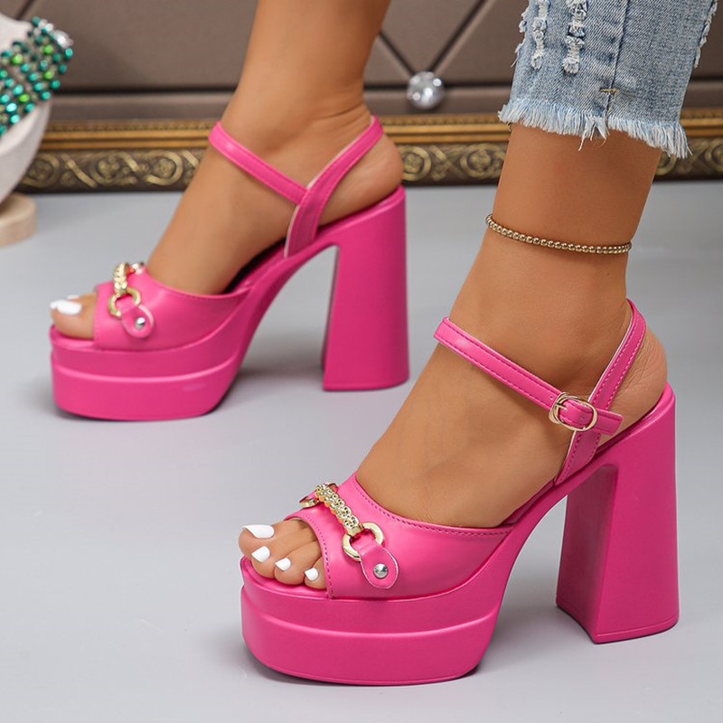 Casual Sandal Leather - New 2026 Summer Products Square Head