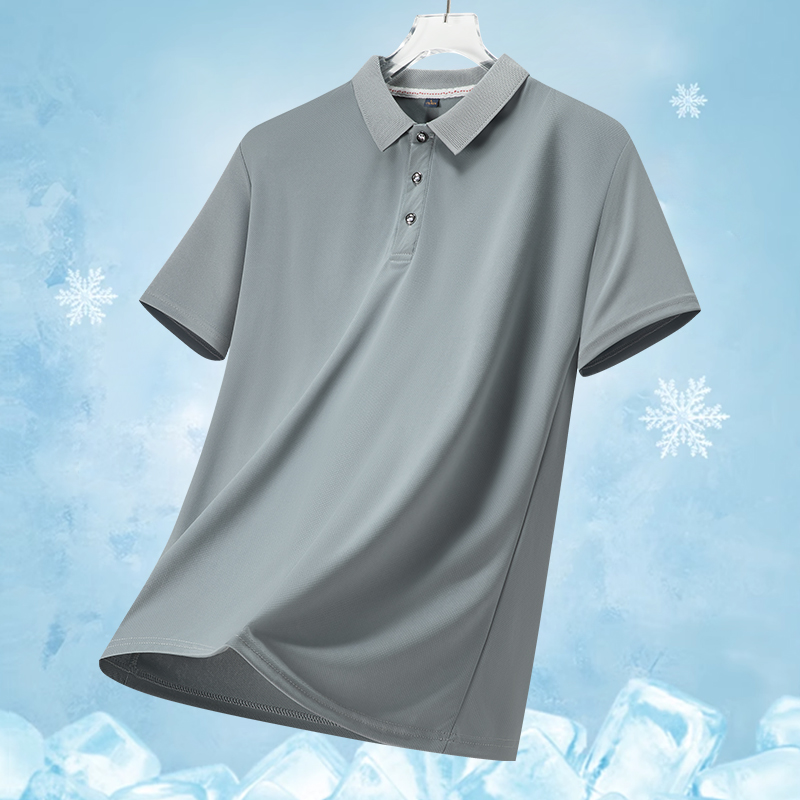 Polo Shirt Pique - Men's Summer Polo Shirt Casual Short
