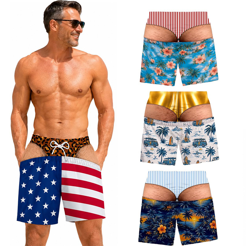Novelty Men's Swim Trunks Funn - Swim Trunk Quick Dry review and price