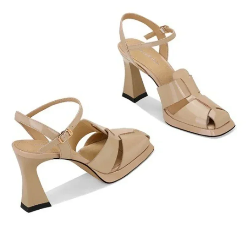 Women's High Heel Sandals Fash - Casual Sandal Leather review and price