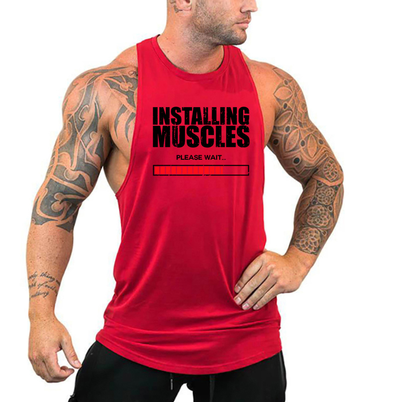 Installing Muscles Please Wait - Tank Top Muscle review and price