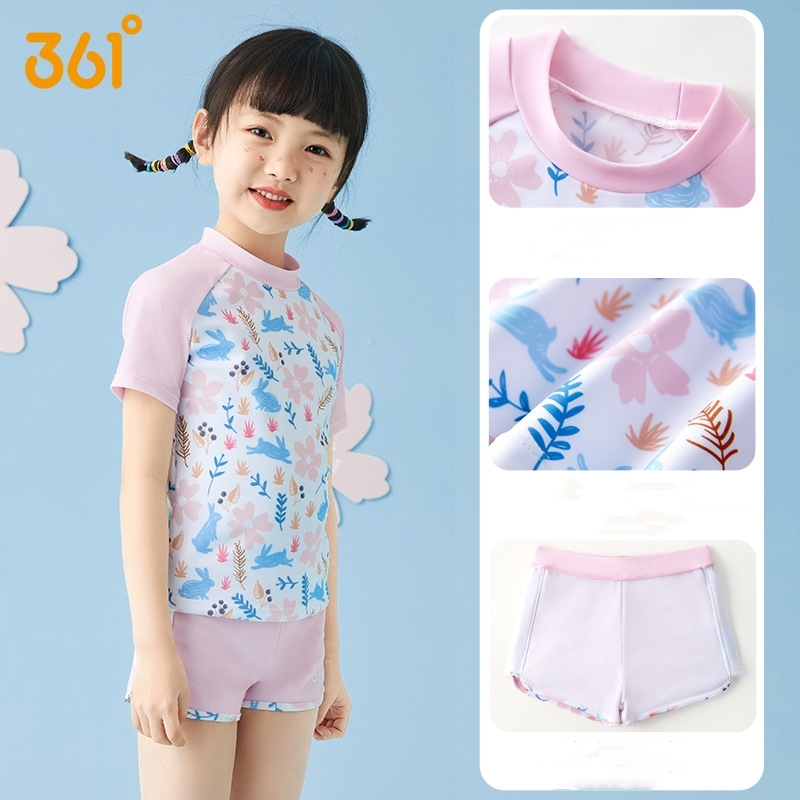 Girl Two Pieces WaterProof Spo - Swim Trunk Quick Dry review and price