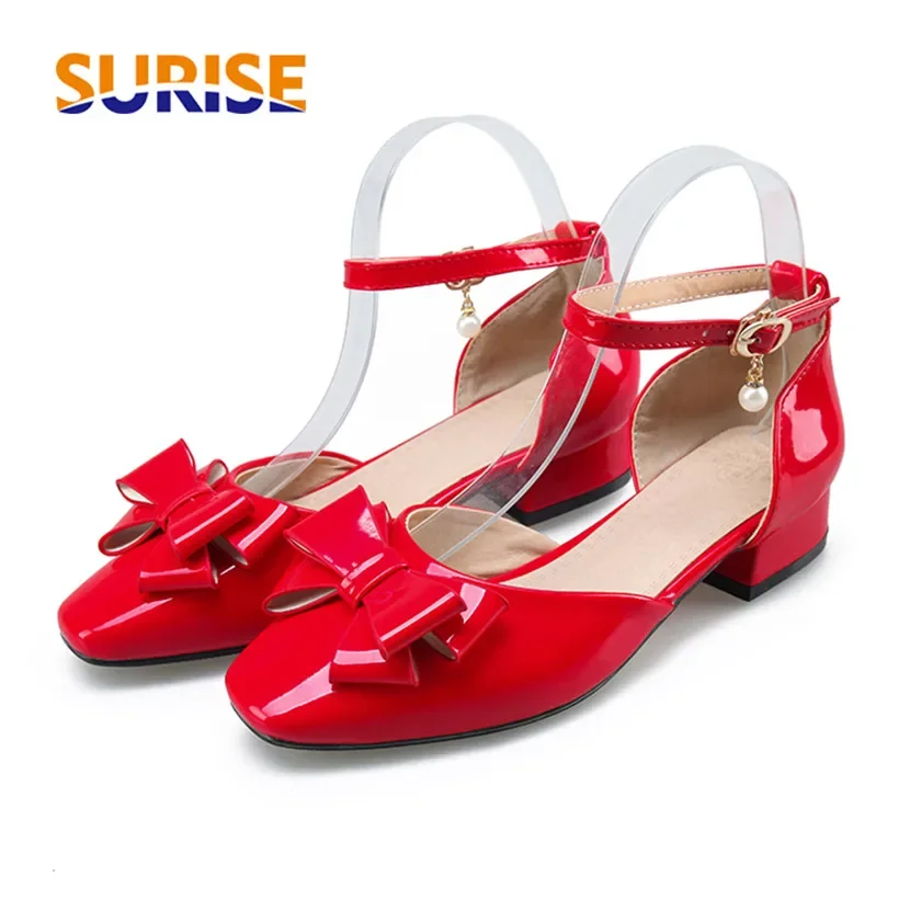 Big Size Women Bowtie Pumps Ro - Casual Sandal Leather review and price